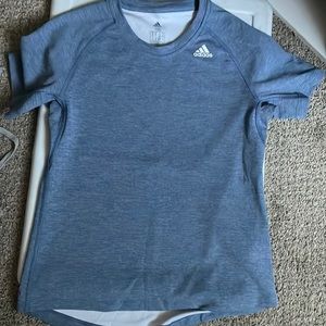 Grey blue xs adidas workout shirt good condition like new